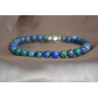 Azurit in lapis lazuli raztegljiva zapestnica